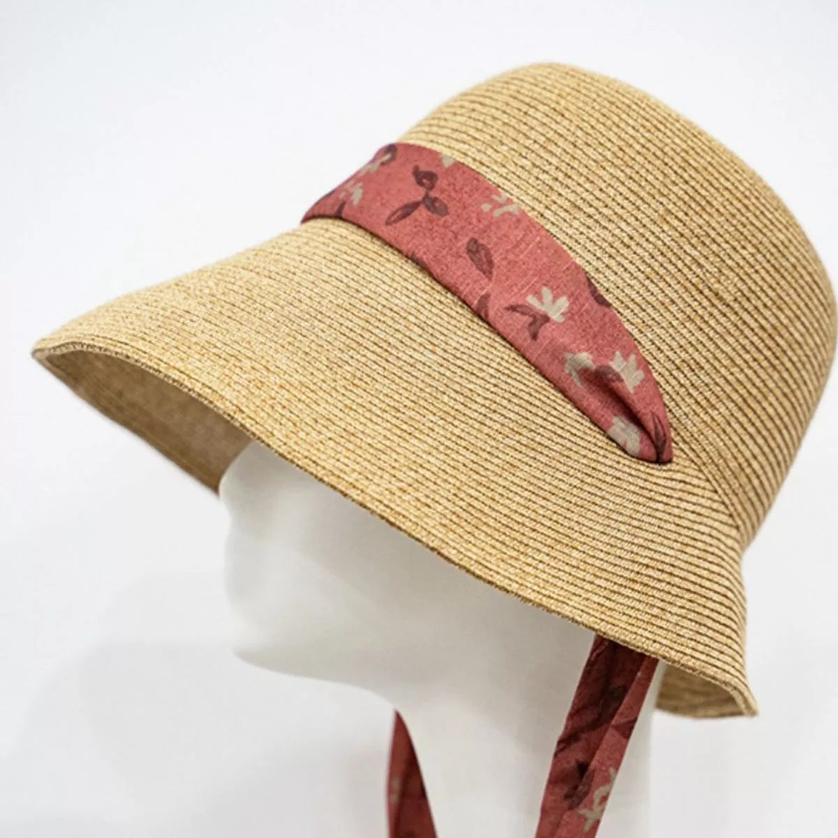 Floral Ribbon Sun Hat — view 3