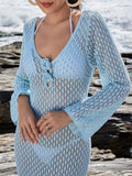 Crochet Maxi Cover-Up Dress