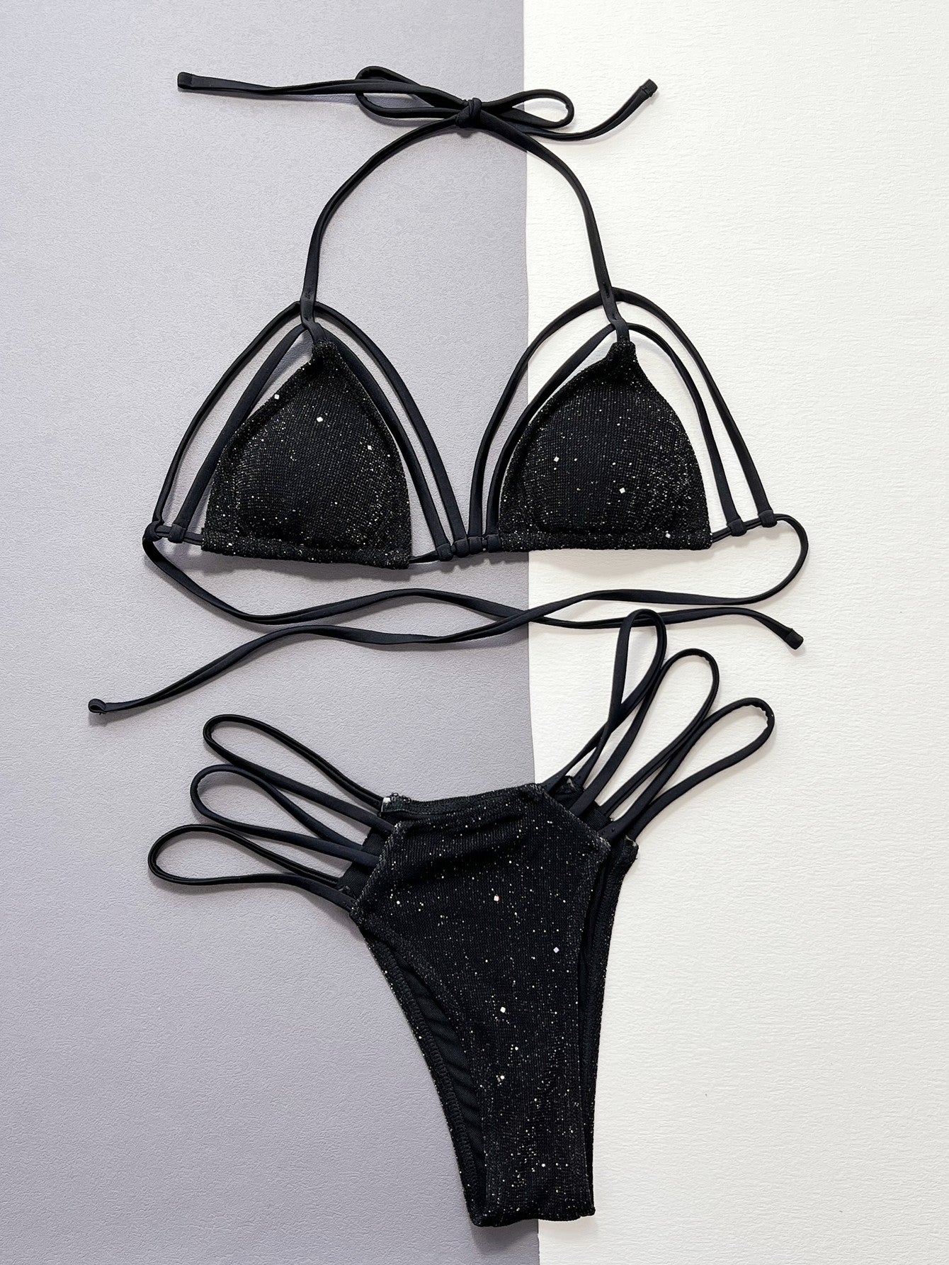 Glitter Strappy Bikini — view 3