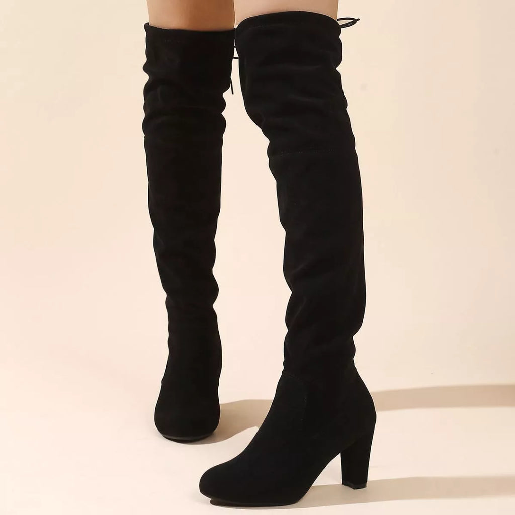 Over-the-Knee High Heel Boots — view 6