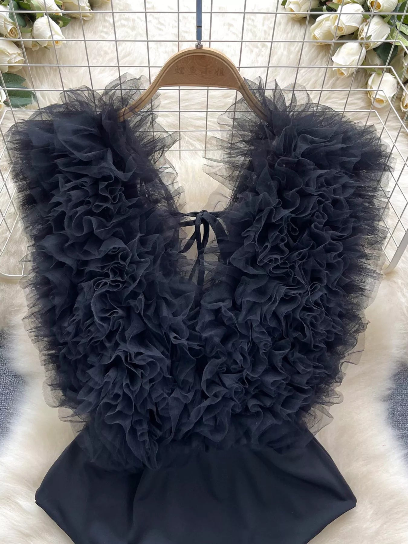Ruffle Trim Bodysuit — view 6
