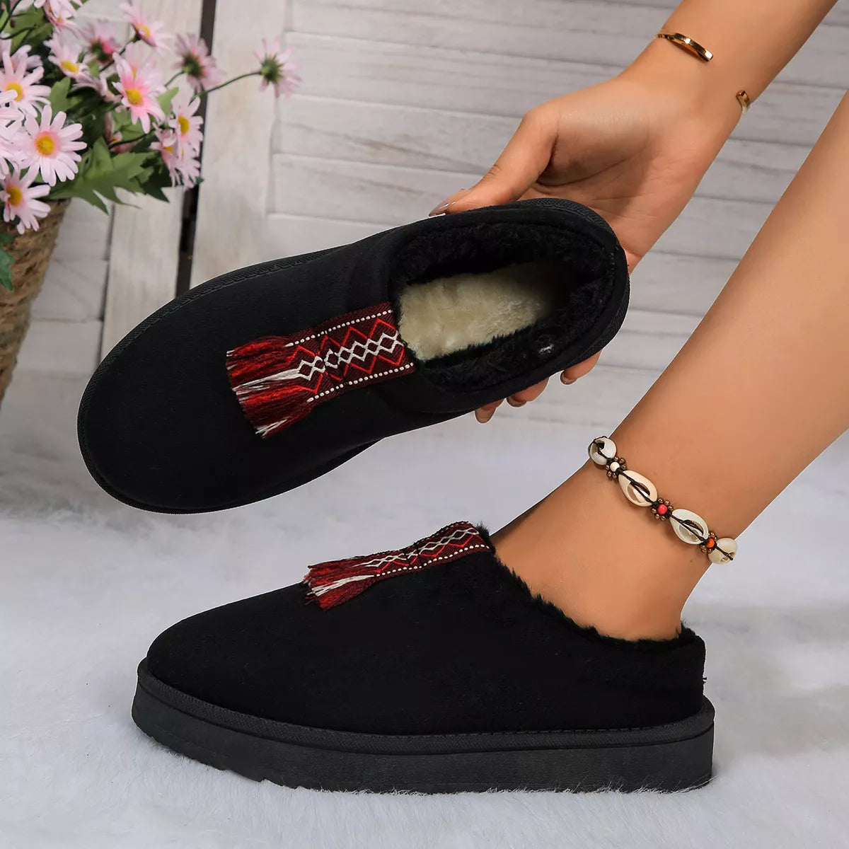 Round Toe Platform Slippers — view 14