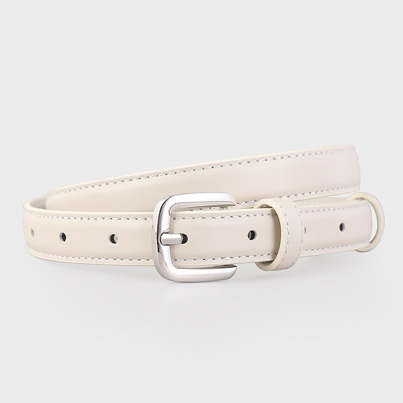 Skinny Classic Silver Belt — view 4