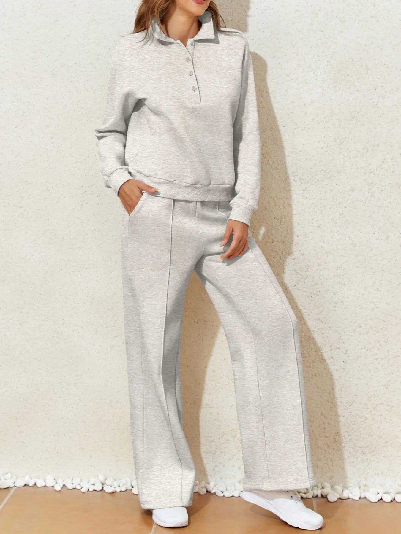 Collared Sweatshirt Set — view 4