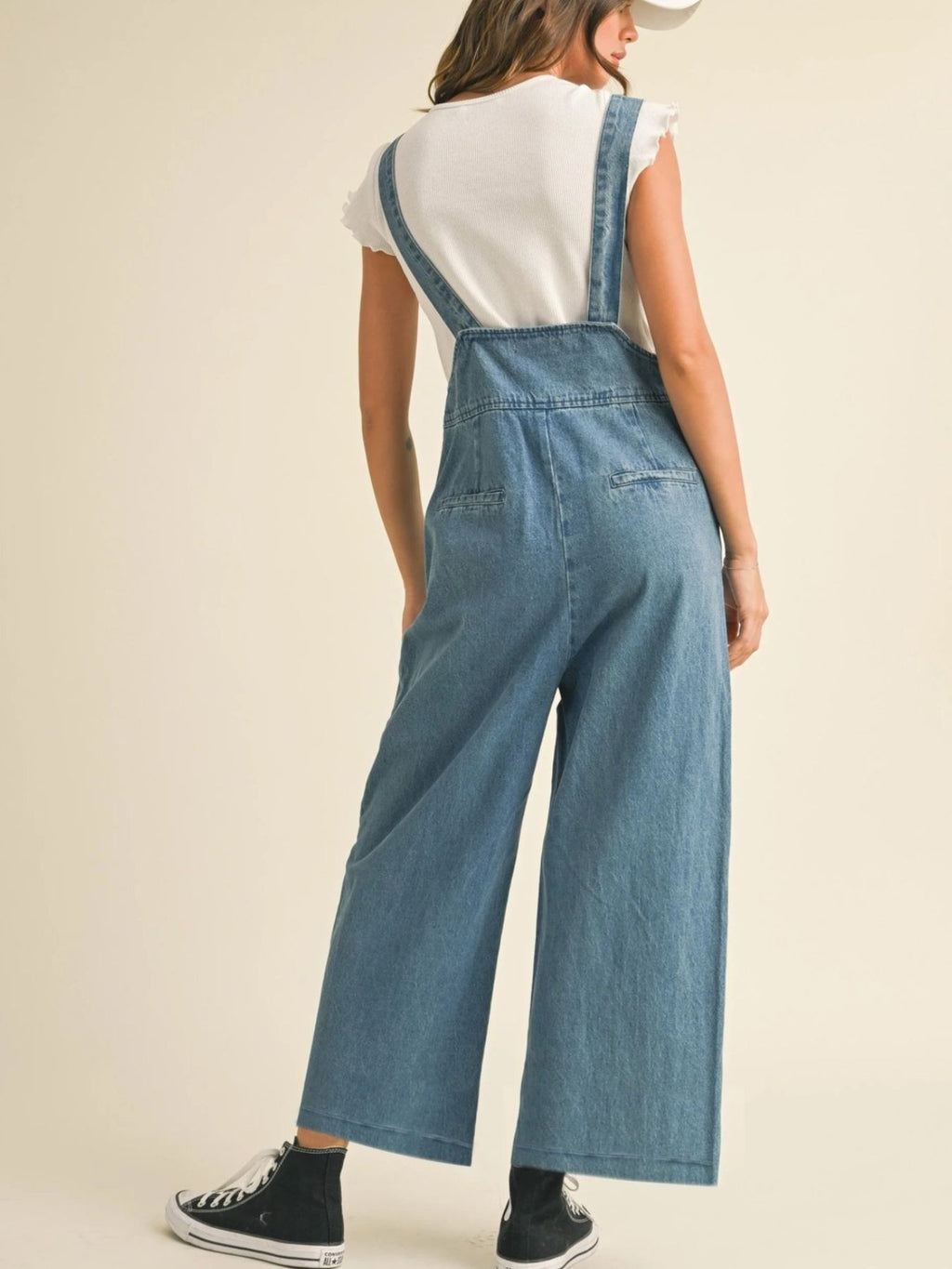 Vintage Wide Leg Overalls — view 3