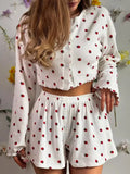 Strawberry Print Lounge Set