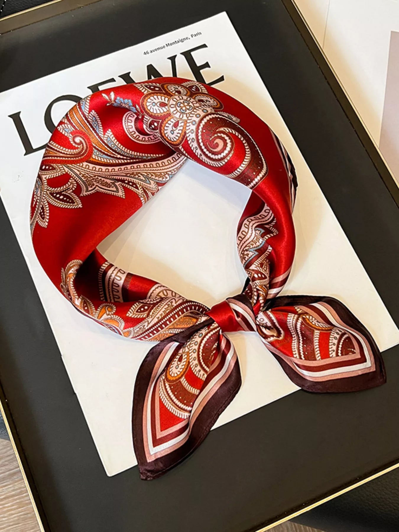 Vintage Paisley Scarf — view 2