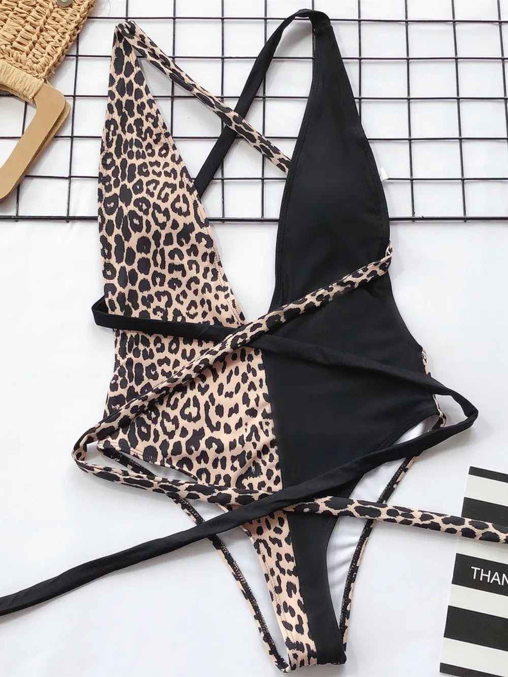Leopard Plunge One-Piece — view 14