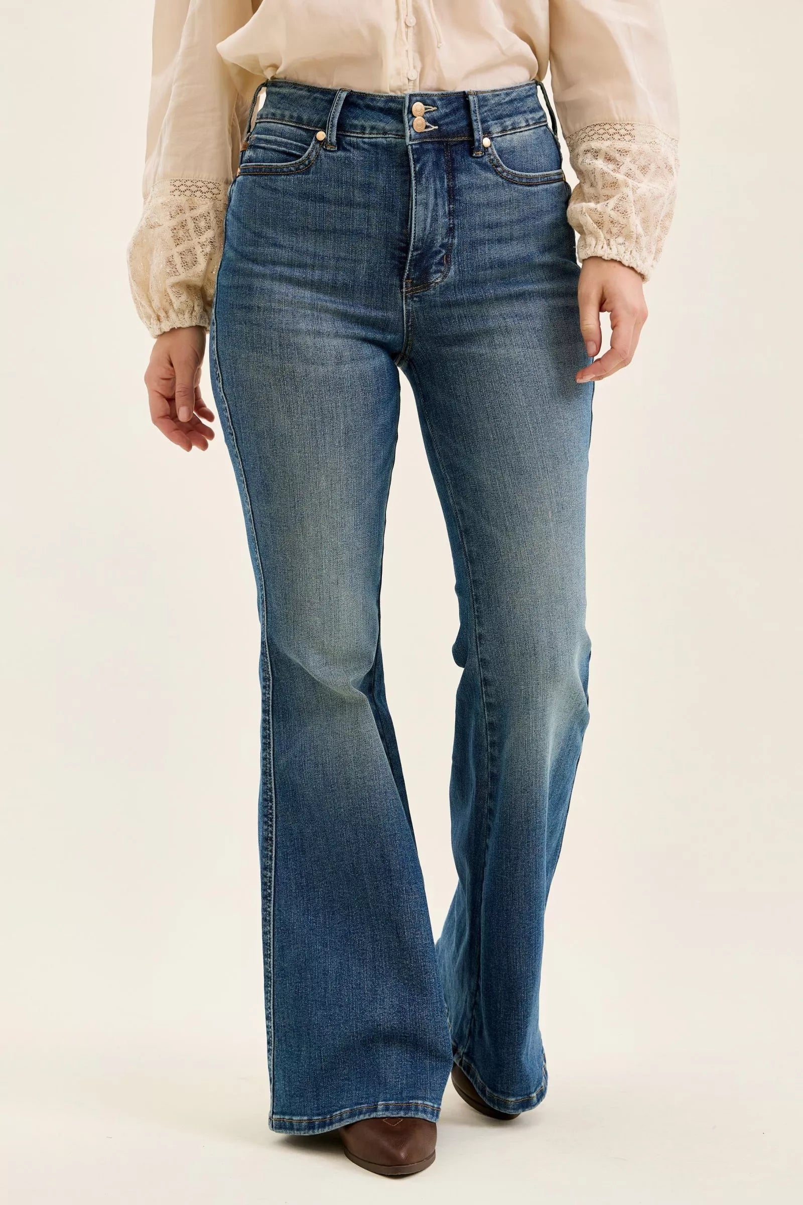 Tummy Control Flare Jeans