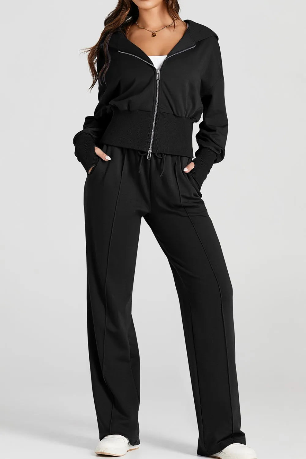Zip-Up Hoodie Set — view 11