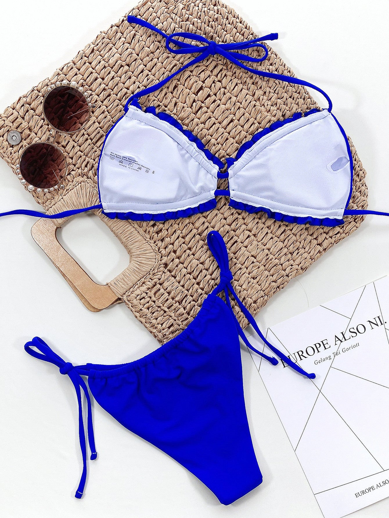 Frill Halter Bikini — view 17