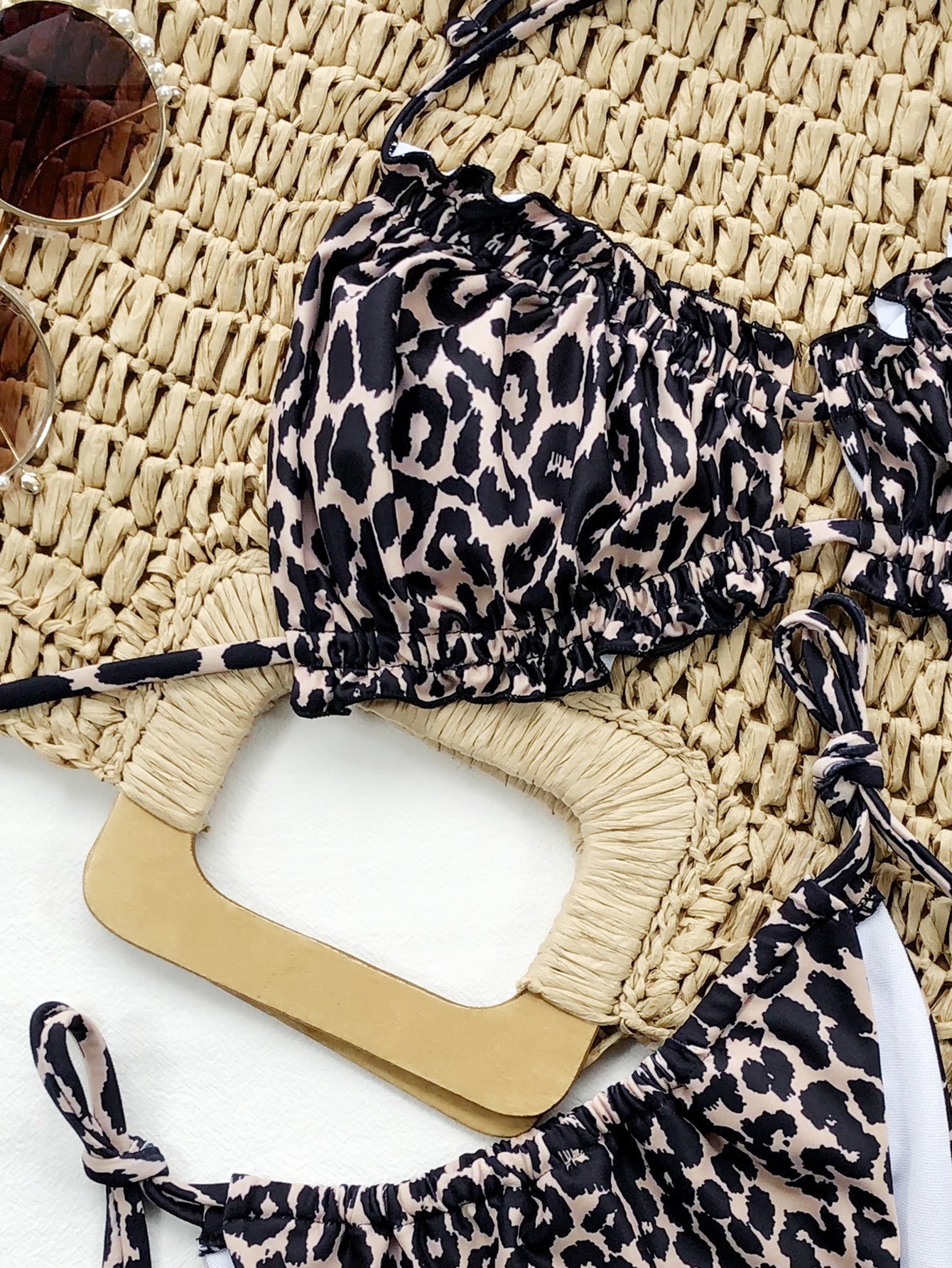 Frill Halter Bikini — view 4