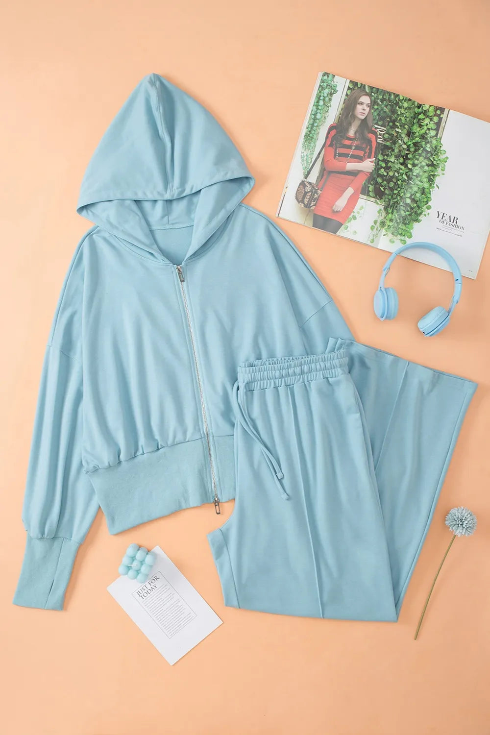 Zip-Up Hoodie Set — view 16