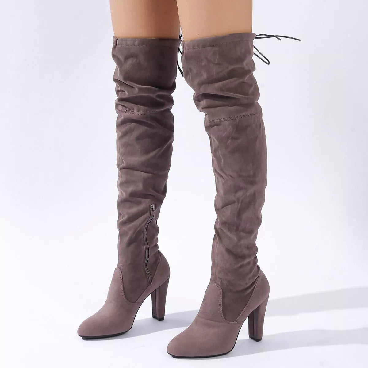 Over-the-Knee High Heel Boots — view 3