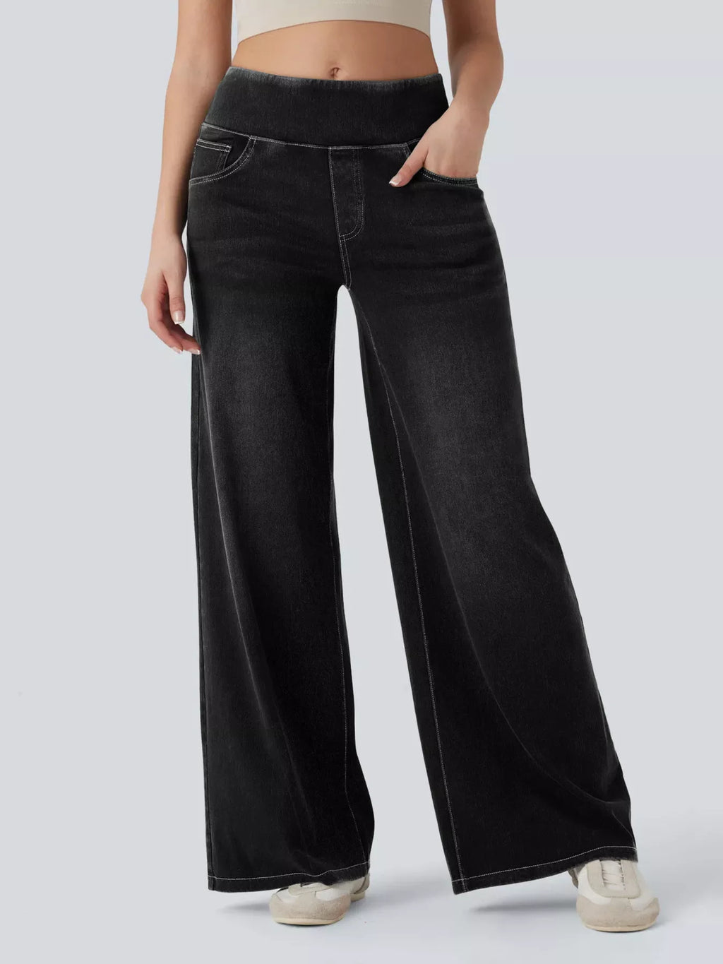 High Waist Wide Leg Denim — view 2