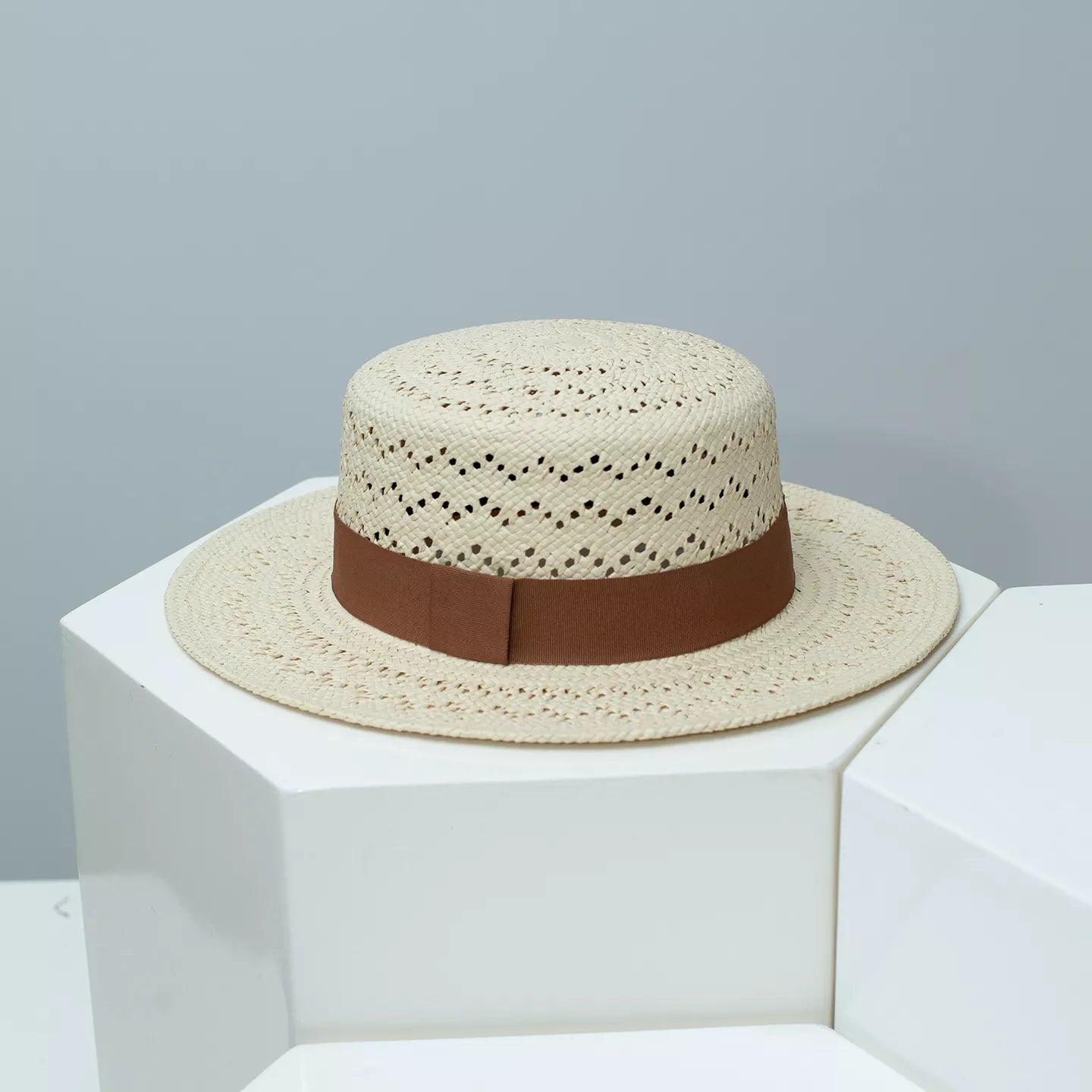 Woven Boater Hat — view 4