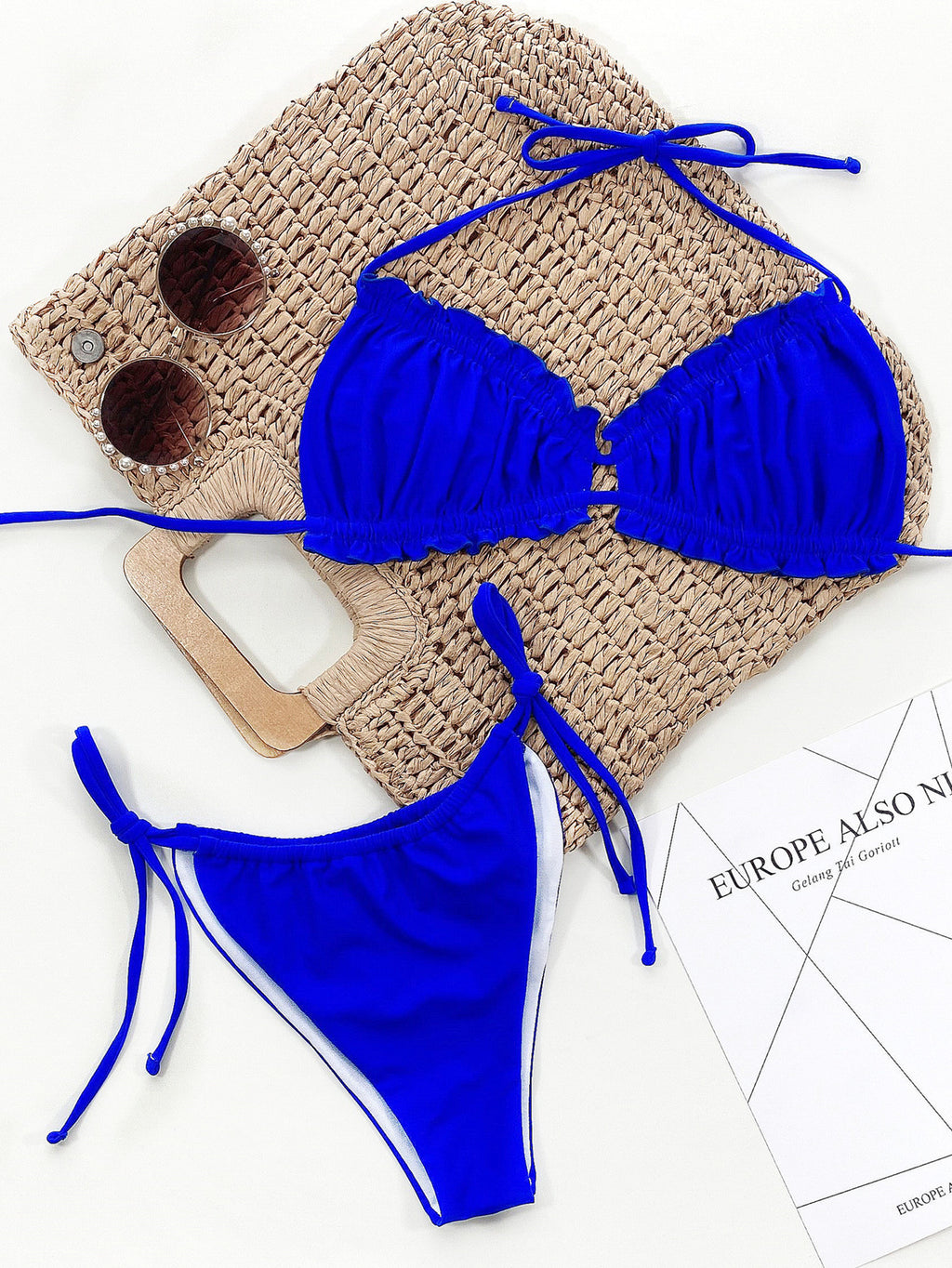 Frill Halter Bikini — view 15