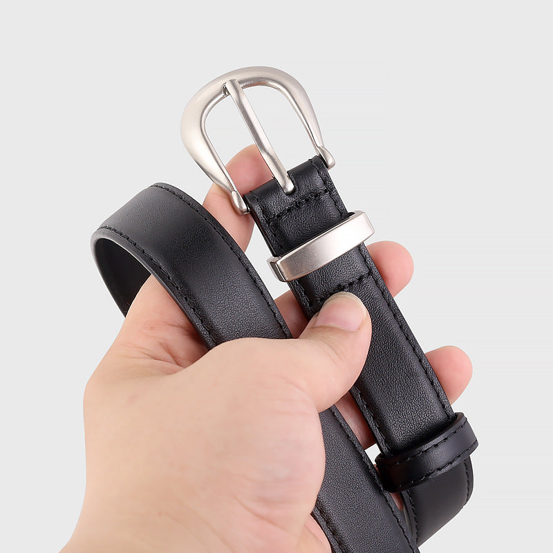 Classic Silver Buckle Belt — view 2