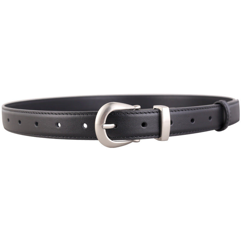 Classic Silver Buckle Belt — view 3