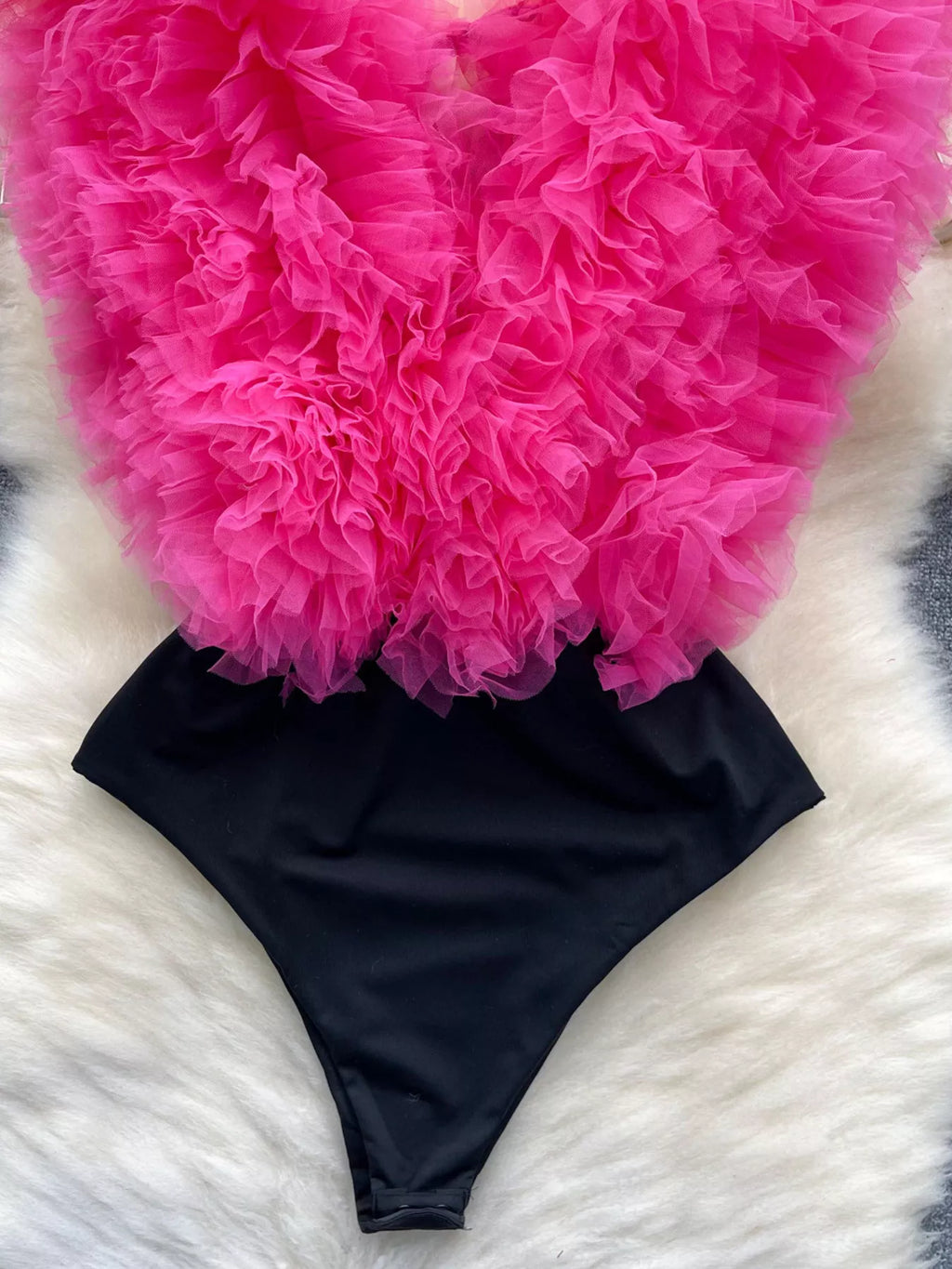 Ruffle Trim Bodysuit — view 13