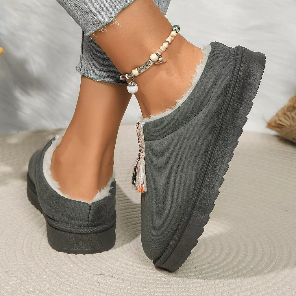 Round Toe Platform Slippers — view 6