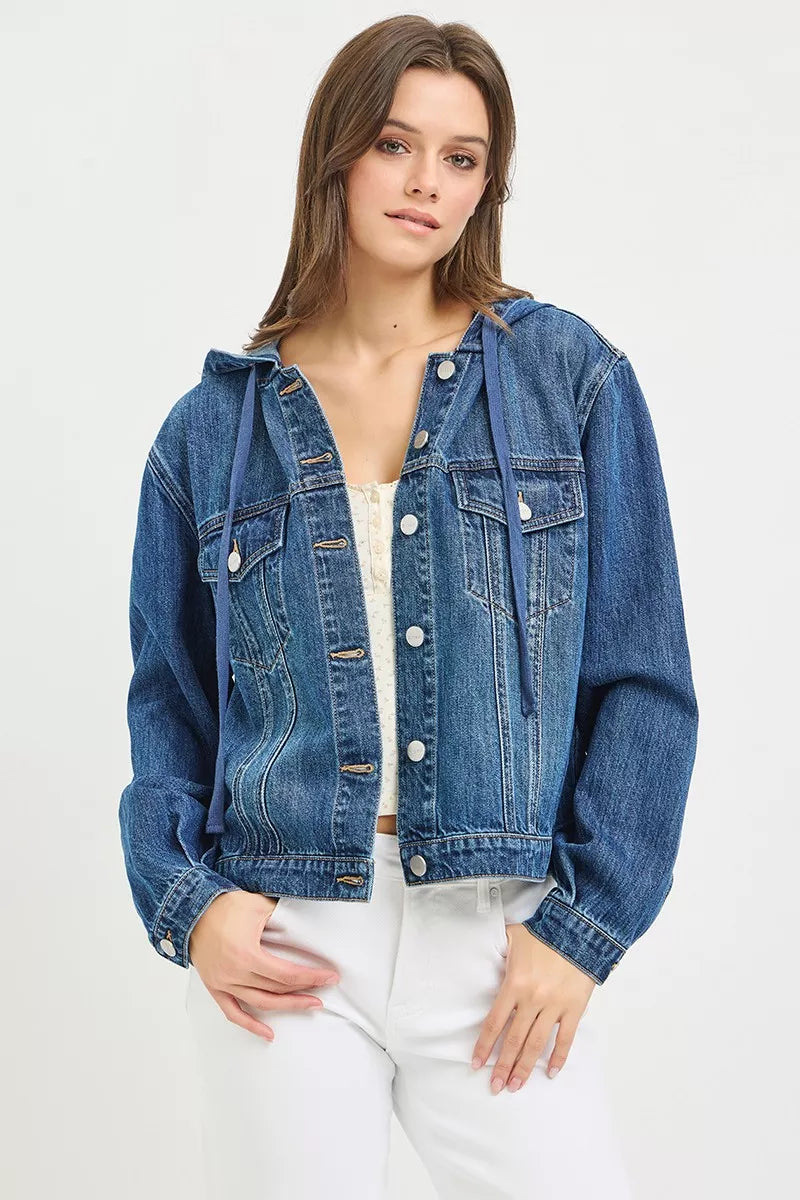 RISEN Hoodie Denim Jacket — view 5