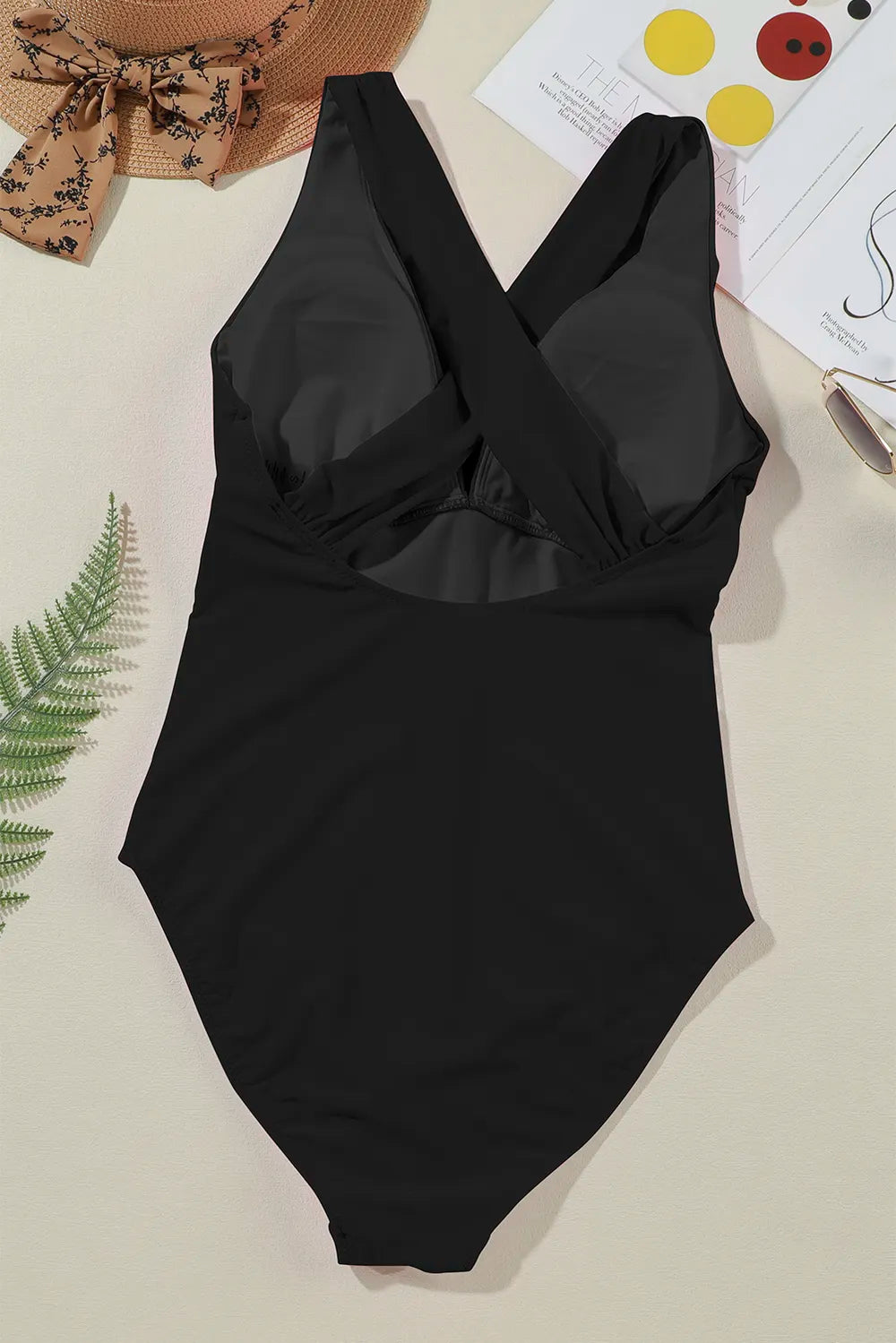 Crisscross Wide Strap One-Piece — view 9