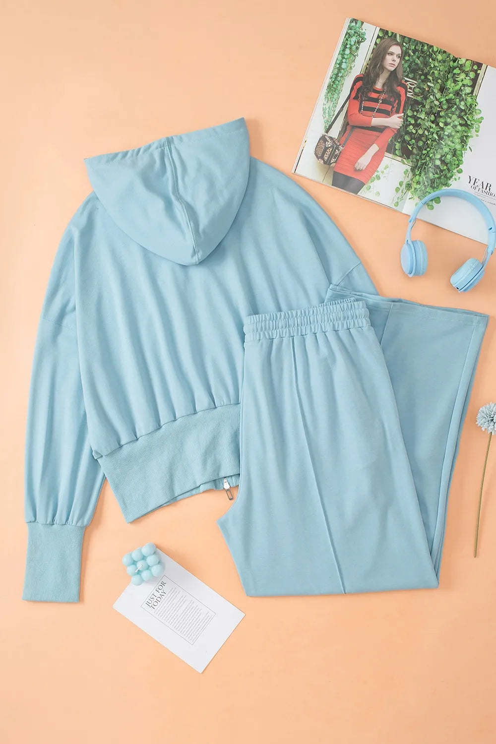 Zip-Up Hoodie Set — view 17