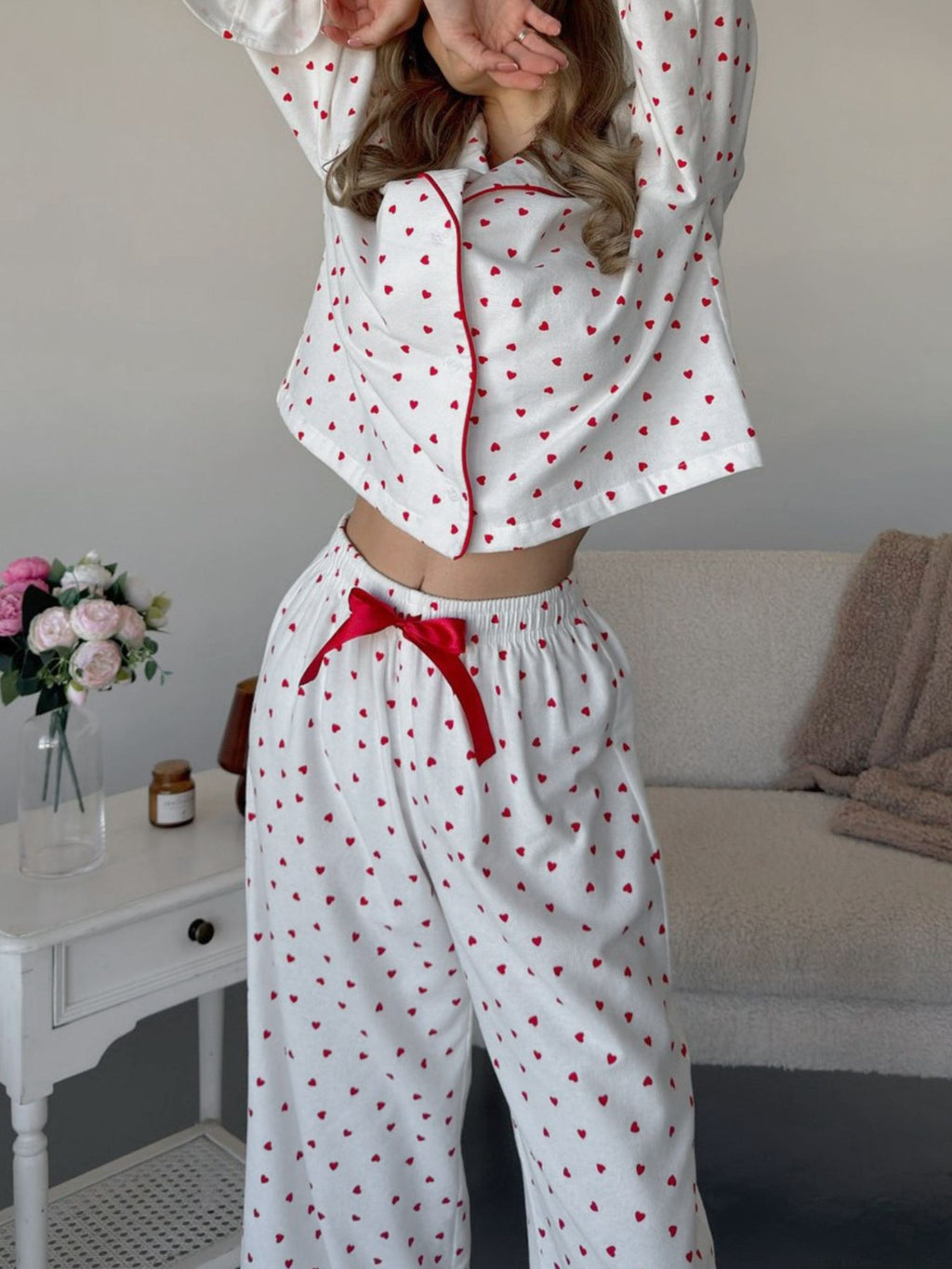 Heart Print Lounge Set — view 4