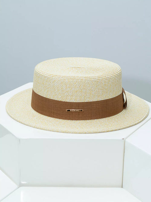 Boater Hat with Ribbon — view 2