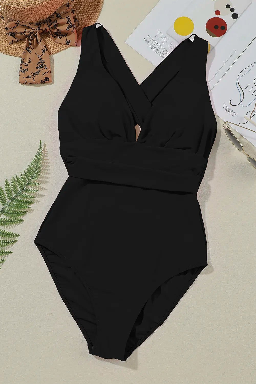 Crisscross Wide Strap One-Piece — view 8