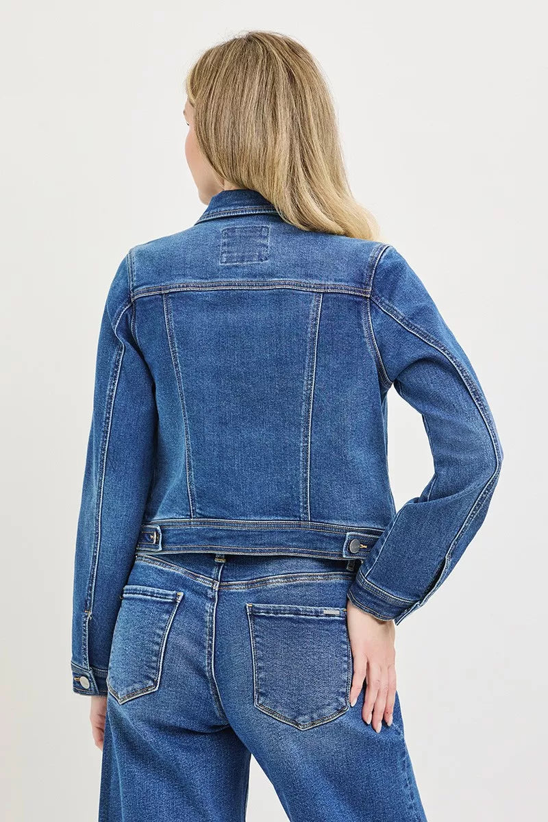RISEN Fitted Denim Jacket — view 5