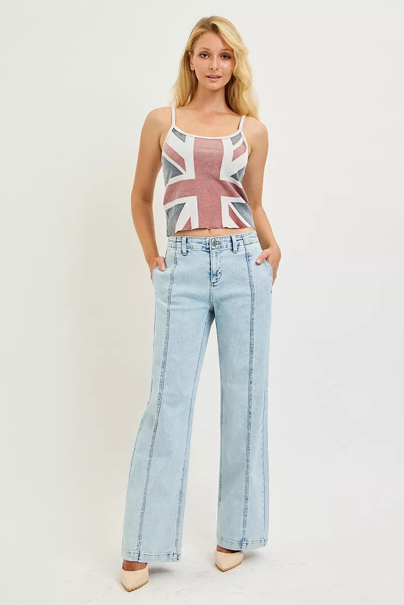 Slouchy Wide Leg Jeans — view 6