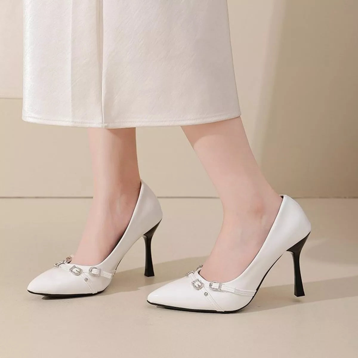 Point Toe High Heels Pumps — view 14