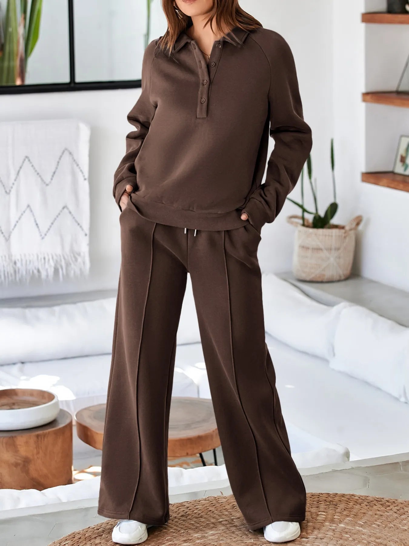 Collared Sweatshirt Set — view 11