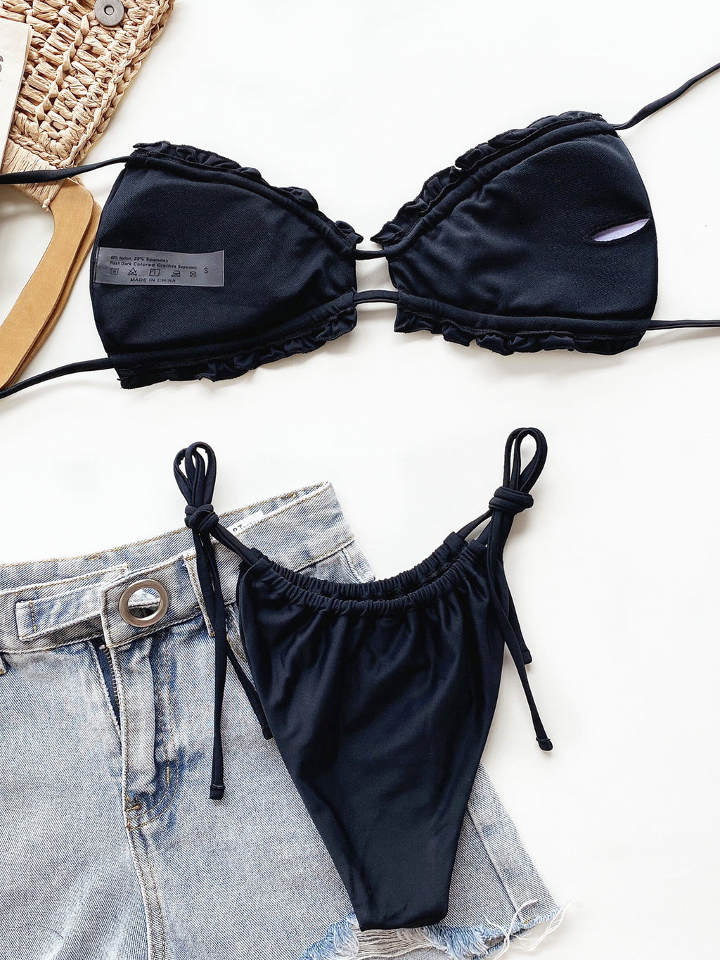 Frill Halter Bikini — view 20