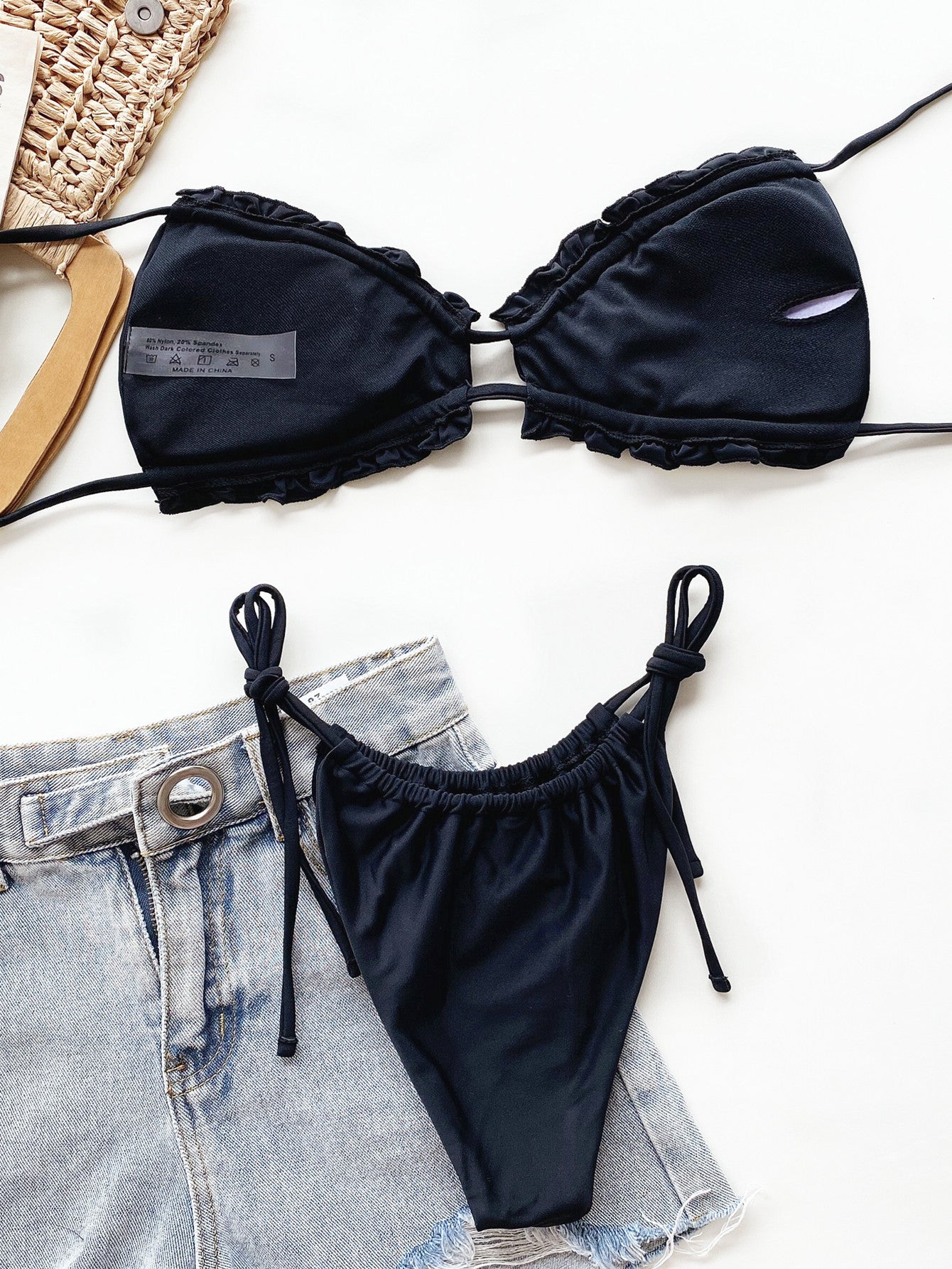 Frill Halter Bikini — view 20