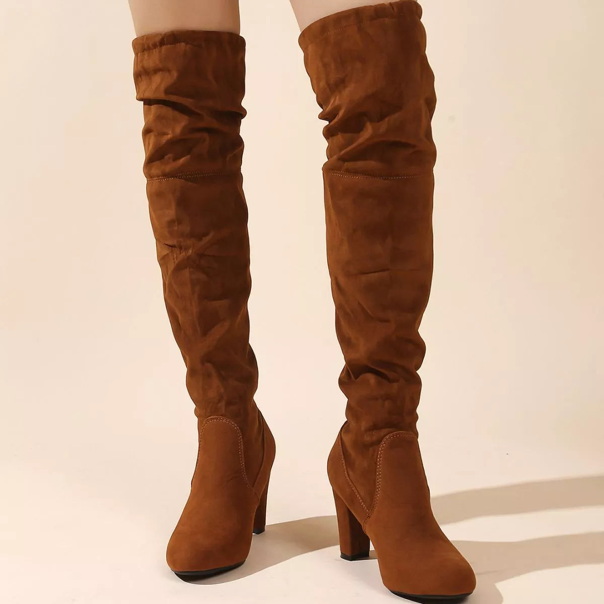 Over-the-Knee High Heel Boots — view 16