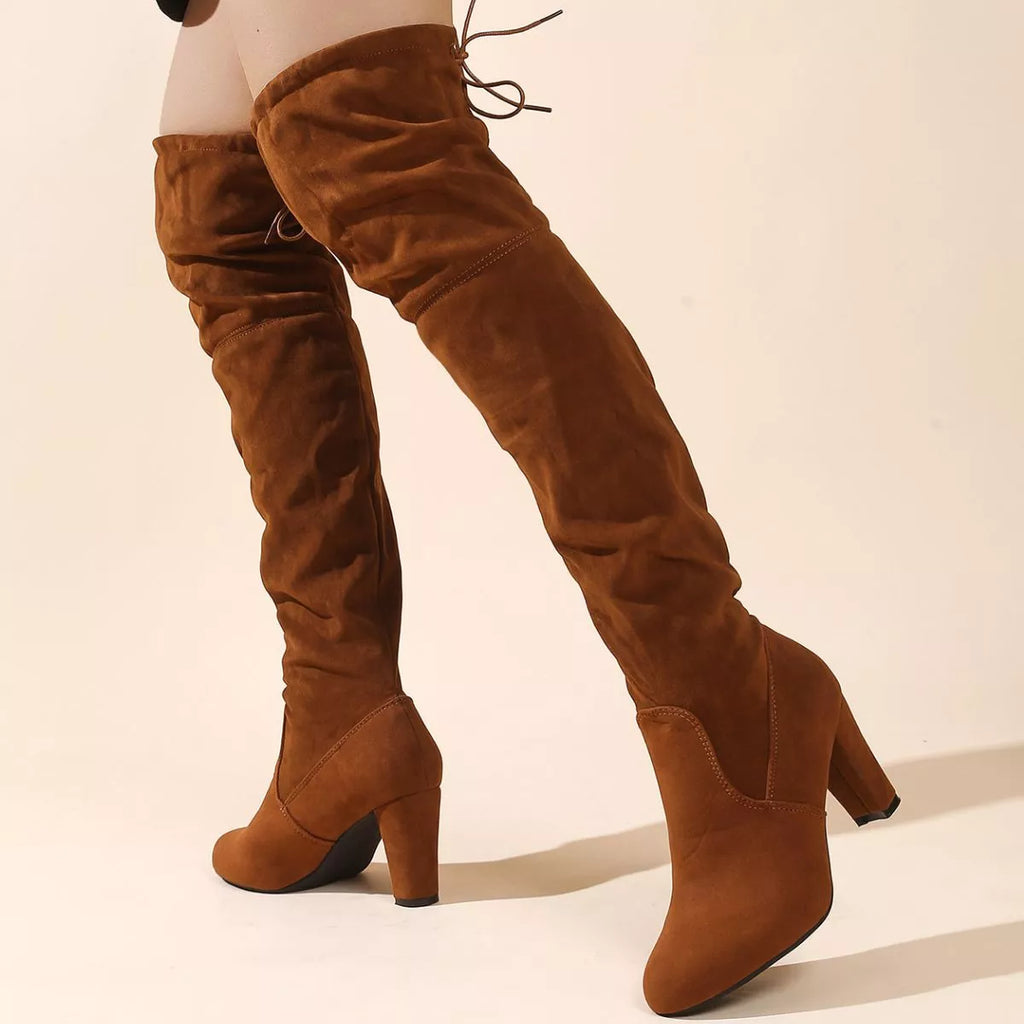 Over-the-Knee High Heel Boots — view 17