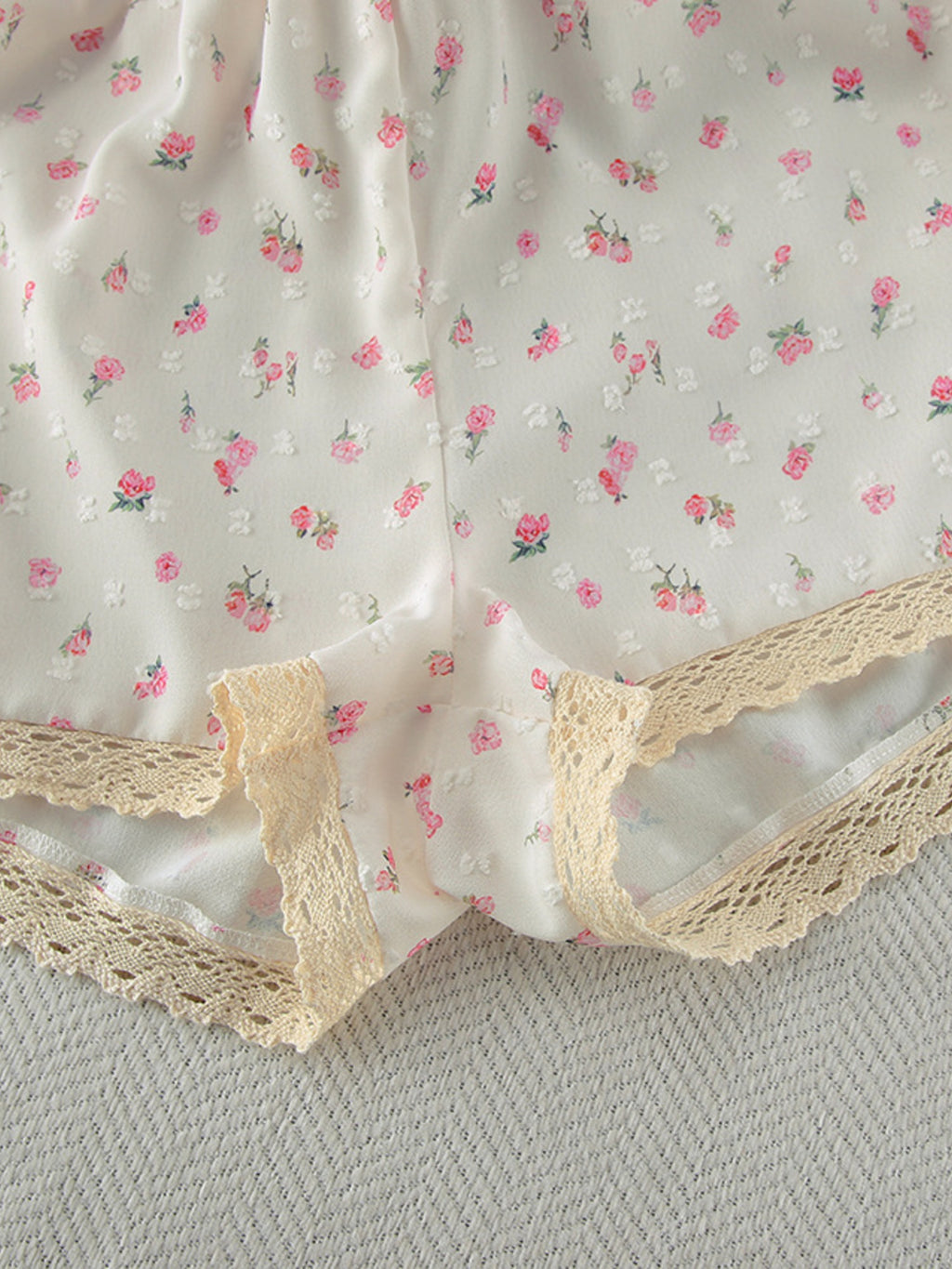 Floral Lace Cami & Shorts Set — view 15