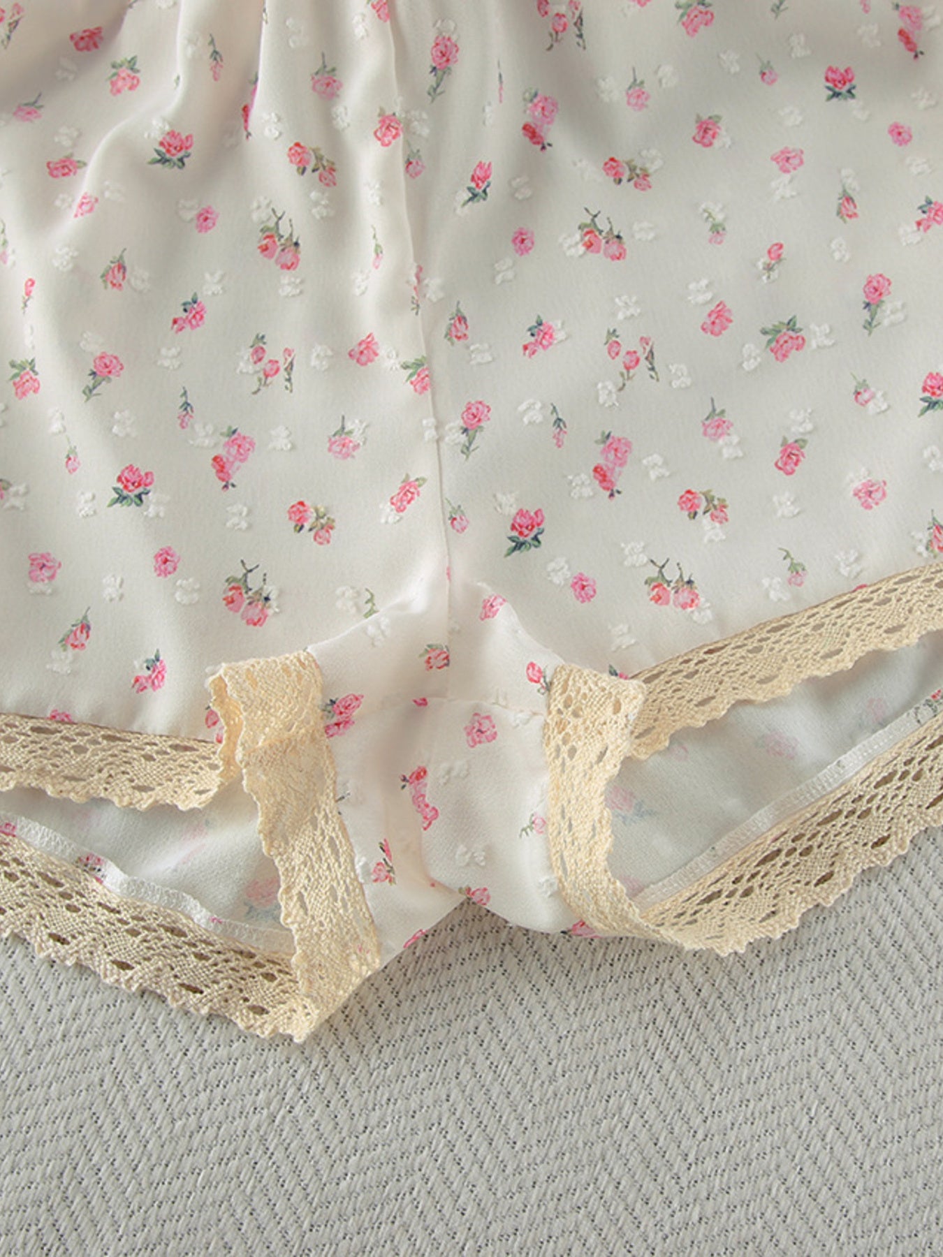 Floral Lace Cami & Shorts Set — view 15