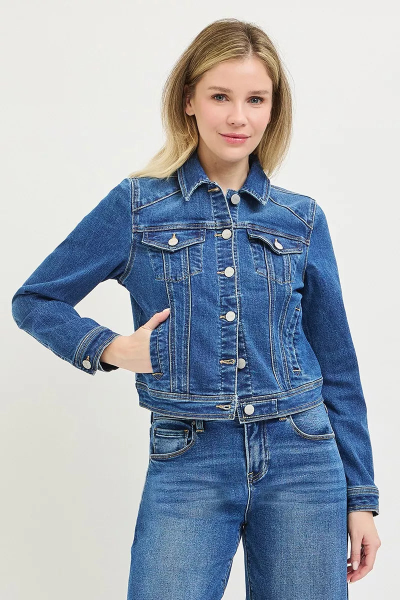 RISEN Fitted Denim Jacket