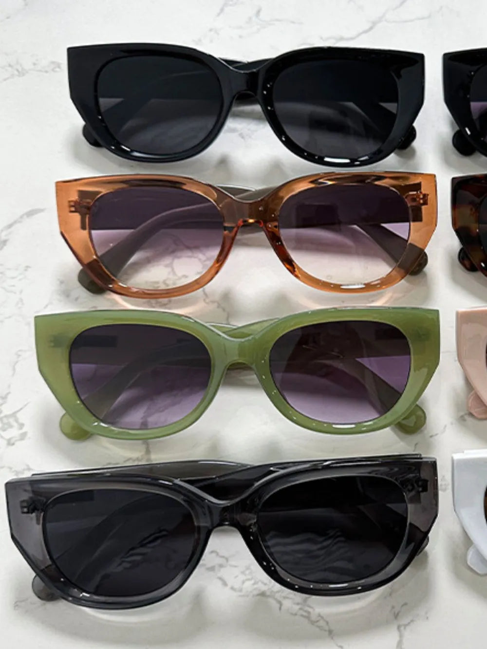 Slim Cat-Eye Sunglasses — view 9