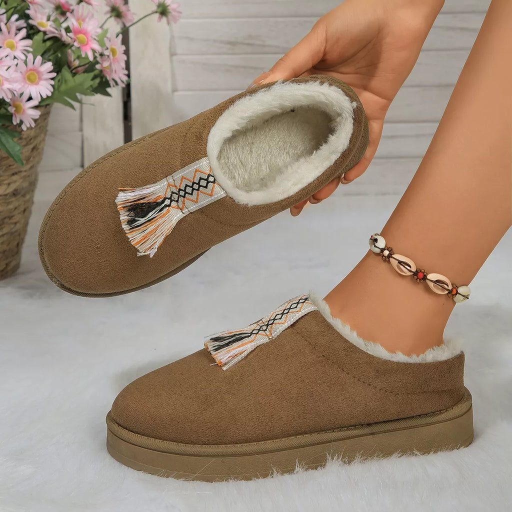 Round Toe Platform Slippers — view 13