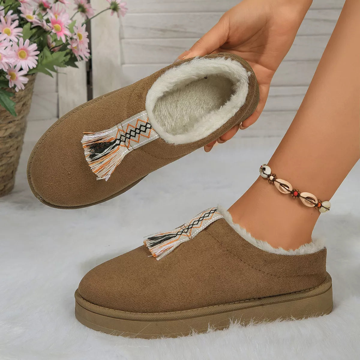 Round Toe Platform Slippers — view 13