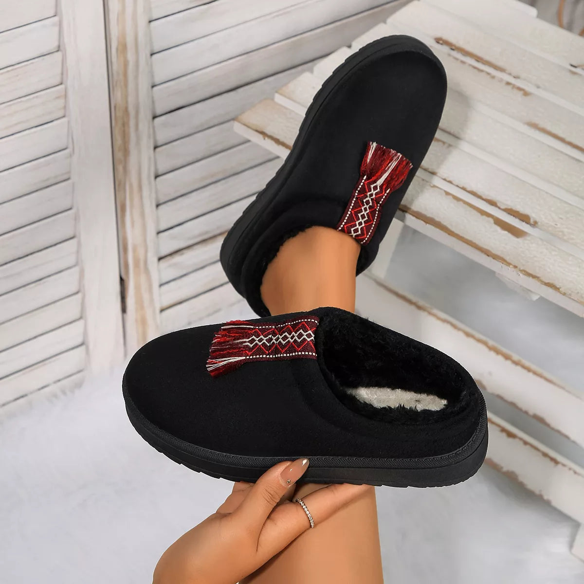 Round Toe Platform Slippers — view 18