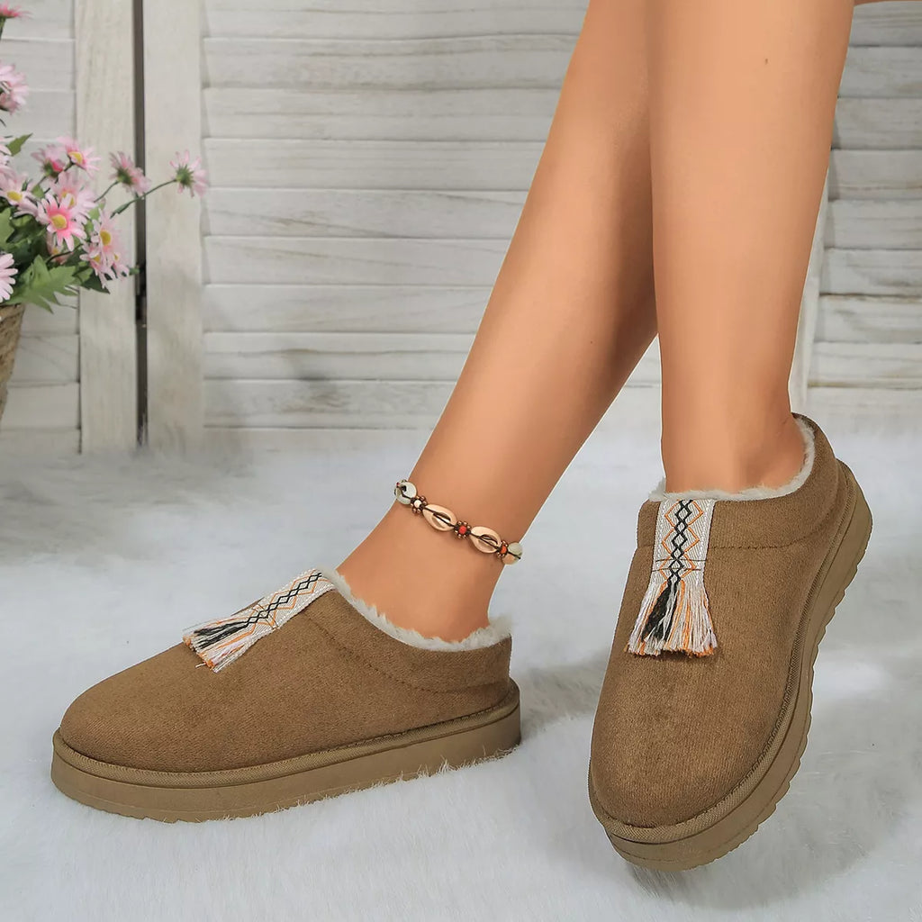 Round Toe Platform Slippers — view 12