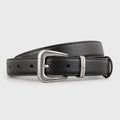 Silver Buckle Leather Belt
