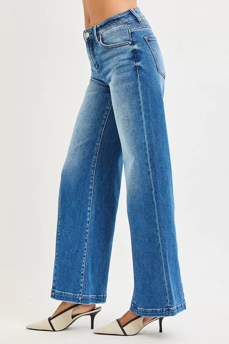 Mid Rise Wide Leg (Plus) — view 4
