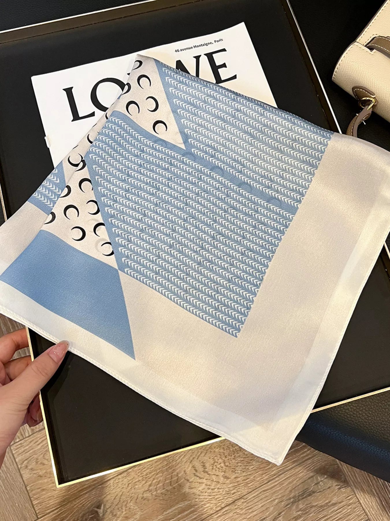 Printed Silk Scarf — view 5